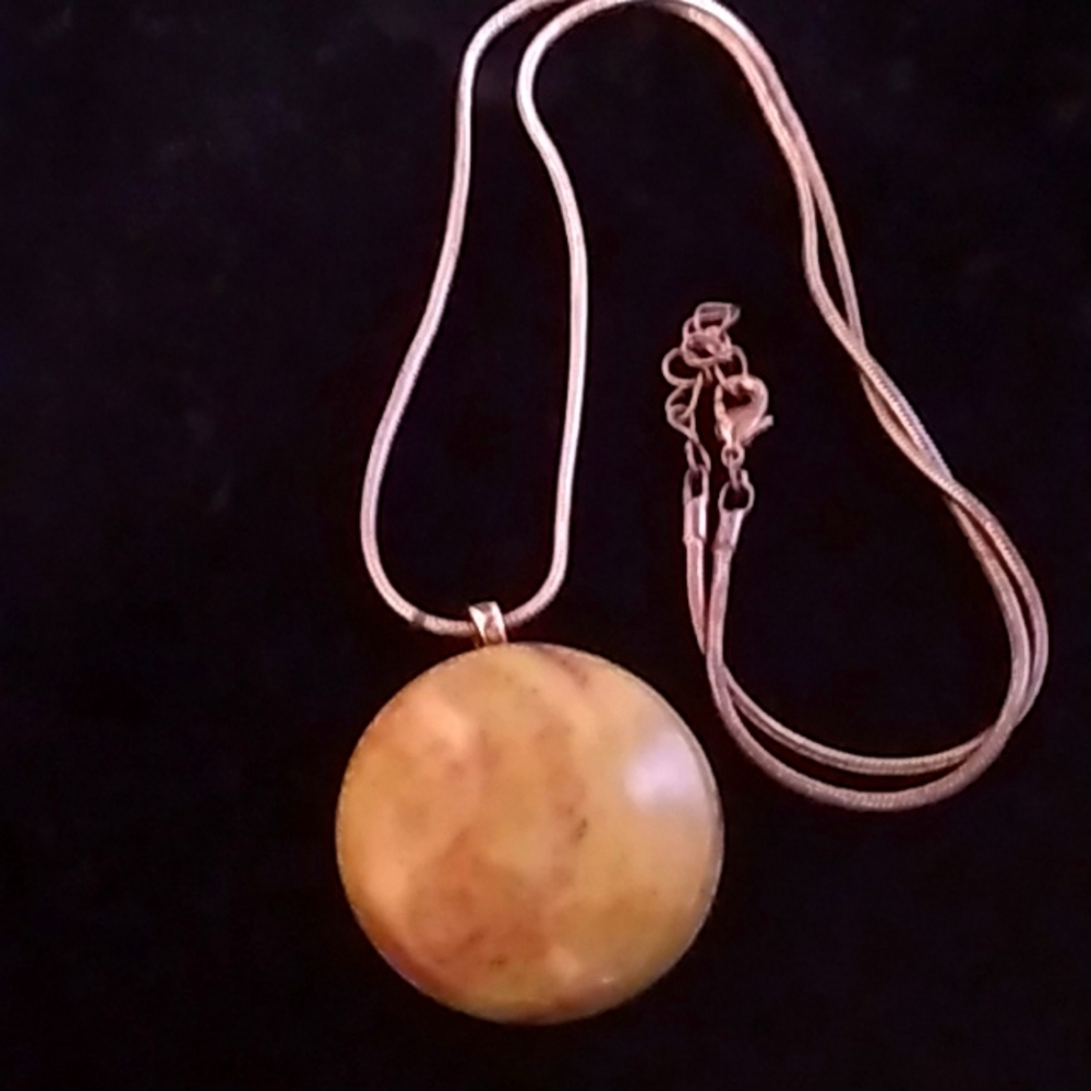 Serpentine Pendant Necklace